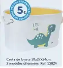Tiendas MGI Cesta de loneta oferta
