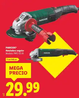 Lidl PARKSIDE Amoladora angular oferta
