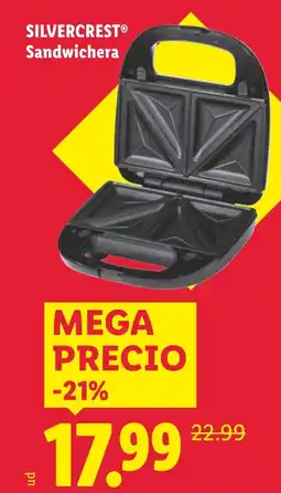 Lidl SILVERCREST Sandwichera oferta
