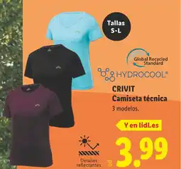 Lidl CRIVIT Camiseta técnica oferta