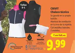 Lidl CRIVIT Chaleco técnico oferta