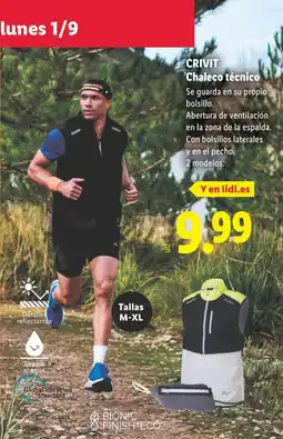 Lidl CRIVIT Chaleco técnico oferta