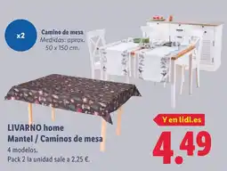 Lidl LIVARNO HOME Mantel/Caminos de mesa oferta