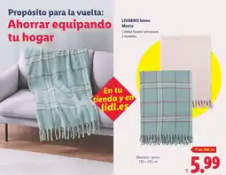 Lidl LIVARNO HOME Manta oferta