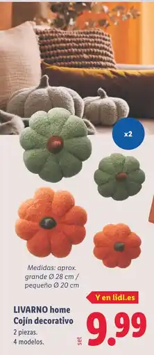 Lidl LIVARNO HOME Cojín decorativo oferta