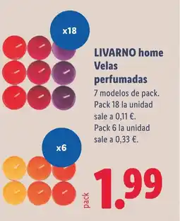Lidl LIVARNO HOME Velas perfumadas oferta
