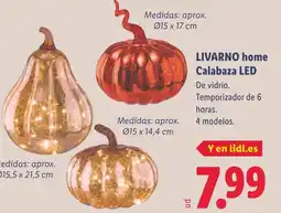 Lidl LIVARNO HOME Calabaza LED oferta