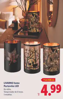Lidl LIVARNO HOME Portavelas LED oferta