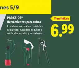 Lidl PARKSIDE Herramientas para tubos oferta