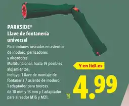 Lidl PARKSIDE Llave de fontanería oferta