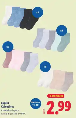 Lidl LUPILU Calcetines oferta