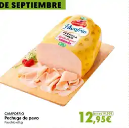 Hiper Usera CAMPOFRÍO Pechuga de pavo oferta