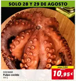 Hiper Usera COCIMAR Pulpo cocido oferta