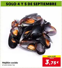 Hiper Usera Mejillón cocido oferta