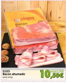 Hiper Usera ELIGES Bacon ahumado oferta
