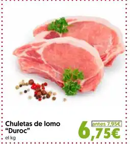 Hiper Usera Chuletas de lomo "Duroc❞ oferta