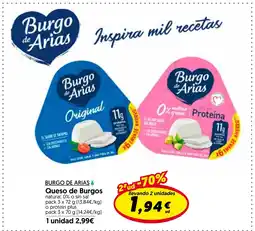 Hiper Usera BURGO DE ARIAS Queso de Burgos oferta