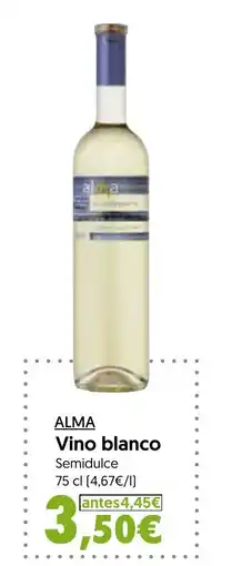 Hiper Usera ALMA Vino blanco oferta