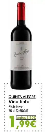 Hiper Usera QUINTA ALEGRE Vino tinto oferta