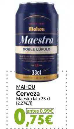 Hiper Usera MAHOU Cerveza oferta