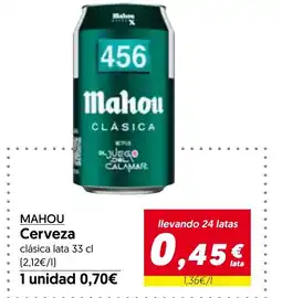 Hiper Usera MAHOU Cerveza oferta