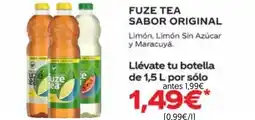 Hiper Usera FUZE TEA Sabor original oferta
