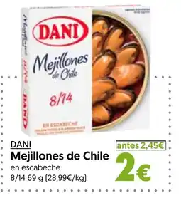 Hiper Usera DANI Mejillones de Chile oferta