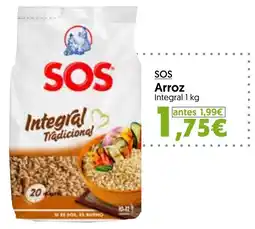 Hiper Usera SOS Arroz Integral oferta