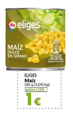 Hiper Usera ELIGES Maíz oferta