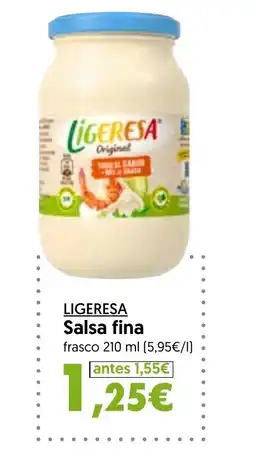 Hiper Usera LIGERESA Salsa fina oferta