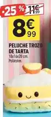 Centrakor Peluche trozo de tarta oferta