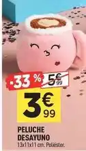 Centrakor Peluche desayuno oferta