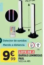 Centrakor Barras luminosas paol oferta