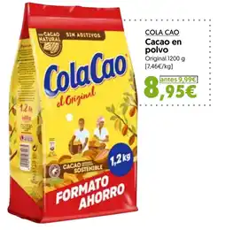 Hiper Usera COLA CAO Cacao en polvo oferta