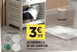 Centrakor Alfombrilla de wc 45x50 cm oferta