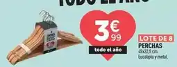 Centrakor Lote de 8 perchas oferta