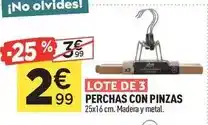 Centrakor Perchas con pinzas oferta