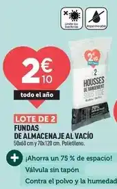 Centrakor Fundas de almacenaje al vacio oferta