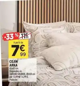 Centrakor Cojin arka oferta