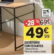 Centrakor Escritorio con estantes oferta