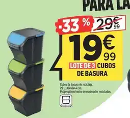 Centrakor Cubos de basura oferta