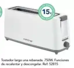 Tiendas MGI Tostador largo una rebanada. 750w. funciones de recalentar y descongelar oferta