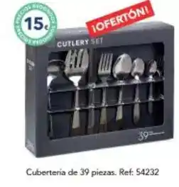 Tiendas MGI Cubertería de 39 piezas oferta