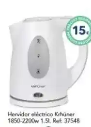 Tiendas MGI Hervidor eléctrico krhuner 1850-2200w oferta