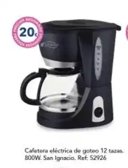 Tiendas MGI San - cafetera eléctrica de goteo 12 tazas oferta