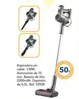 Tiendas MGI Aspiradora sin cable. 130w oferta