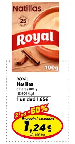 Hiper Usera ROYAL Natillas oferta