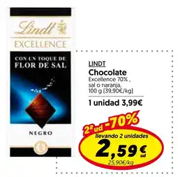 Hiper Usera LINDT Chocolate oferta