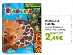 Hiper Usera DINOSAURUS Galleta oferta