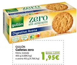 Hiper Usera GULLÓN Galletas zero oferta